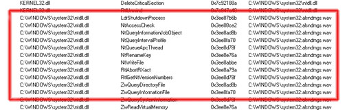 Clef APPINIT_DLLS