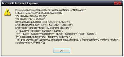 Lien javascript code